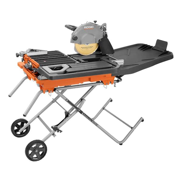 15 Amp 10 in. Wet Tile Saw with Portable Stand (R4093) 15 Amp 10 in. Wet Tile Saw with Portable Stand (R4093)